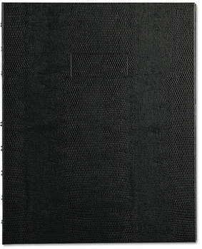 Blueline® NotePro™ Notebook,  7 1/4 x 9 1/4, White Paper, Black Cover, 75 Ruled Sheets
