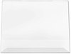 A Picture of product DEF-66701 deflecto® Slanted Desktop Sign Holder,  Plastic, 11 x 8 1/2, Clear
