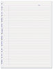 A Picture of product RED-AFR11050R Blueline® MiracleBind™ Ruled Paper Refill Sheets,  11 x 9-1/16, White, 50 Sheets/Pack