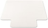 A Picture of product DEF-CM21112 deflecto® EconoMat® Non-Studded Anytime Use Chairmat for Hard Floors,  36 x 48 w/Lip, Clear