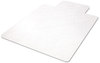 A Picture of product DEF-CM21112 deflecto® EconoMat® Non-Studded Anytime Use Chairmat for Hard Floors,  36 x 48 w/Lip, Clear