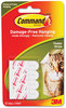 A Picture of product MMM-17024VP Command™ Poster Strips Value Pack, Removable, Holds Up to 1 lb, 0.63 x 1.75, White, 48/Pack