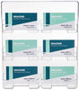 A Picture of product DEF-70601 deflecto® Business Card Holders,  8 3/8 x 1 1/2 x 9 3/4, Clear