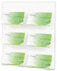 A Picture of product DEF-70601 deflecto® Business Card Holders,  8 3/8 x 1 1/2 x 9 3/4, Clear