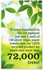 A Picture of product SEV-13722 Seventh Generation® 100% Recycled Paper Towel Rolls,  2-Ply, 11 x 5.4 Sheets, 156 Sheets/RL, 24 RL/CT