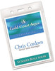 A Picture of product AVE-74472 Avery® Heavy-Duty Secure Top™ Name Badge Holders Vertical, 3w x 4h, Clear, 25/Pack