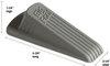 A Picture of product MAS-00941 Master Caster® Big Foot® Doorstop,  No Slip Rubber Wedge, 2 1/4w x 4 3/4d x 1 1/4h, Gray