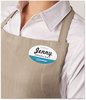 A Picture of product AVE-5095 Avery® Flexible Adhesive Name Badge Labels 3.38 x 2.33, White/Red Border, 400/Box