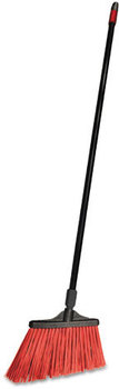 O-Cedar® Commercial Maxi-Angler® Broom, Polypropylene Bristles, 56" Handle, Black, 6/Carton