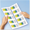A Picture of product AVE-5877 Avery® Premium Clean Edge® Business Cards Laser, 2 x 3.5, White, 400 10 Cards/Sheet, 40 Sheets/Box