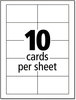 A Picture of product AVE-5877 Avery® Premium Clean Edge® Business Cards Laser, 2 x 3.5, White, 400 10 Cards/Sheet, 40 Sheets/Box