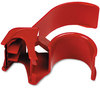 A Picture of product MMM-DP300RD Scotch® Compact and Quick Loading Dispenser for Box Sealing Tape,  3" Core, Plastic, Red