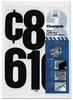 A Picture of product CHA-01198 Chartpak® Press-On Vinyl Letters & Numbers,  Self Adhesive, Black, 6"h, 21/Pack