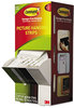 A Picture of product MMM-17201CABPK Command™ Picture Hanging Strips Cabinet Pack, Removable, Holds Up to 6 lbs per Pair, 0.75 x 2.75, White, 4/Set, 50 Sets/Carton