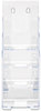 A Picture of product DEF-77701 deflecto® Multi Compartment DocuHolder®,  Four Compartments, 4-7/8w x 8d x 10h, Clear
