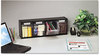 A Picture of product DEF-20404OP deflecto® Tilt Bin™ Horizontal Interlocking Storage System,  23 5/8 x 6 5/8 x 8 1/8, Black