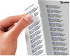 A Picture of product AVE-8667 Avery® Matte Clear Easy Peel® Mailing Labels with Sure Feed® Technology Inkjet Printers, 0.5 x 1.75, 80/Sheet, 25 Sheets/Pack