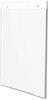 A Picture of product DEF-68201 deflecto® Classic Image® Single-Sided Wall Sign Holder,  Plastic, 8 1/2 x 11, Clear