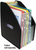 A Picture of product CLI-58810 C-Line® Vertical Expanding File,  13-Pocket, 10" Expansion, Letter, Poly, Black