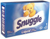 A Picture of product VEN-2979996 Snuggle® Blue Sparkle Liquid Fabric Softener - Vend Pack,  Original, 1 load Vend-Box, 100/Carton