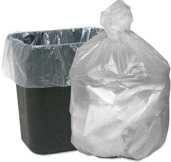 Good ’n Tuff® Waste Can Liners,  7-10gal, 6mic, 24 x 23, Natural, 1000/Carton
