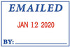 A Picture of product COS-011098 2000 PLUS® 4 in 1 e-Message Dater,  15/16 x 1 3/4, COMPLETED/EMAILED/ENTERED/SCANNED