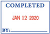 A Picture of product COS-011098 2000 PLUS® 4 in 1 e-Message Dater,  15/16 x 1 3/4, COMPLETED/EMAILED/ENTERED/SCANNED