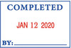 A Picture of product COS-011098 2000 PLUS® 4 in 1 e-Message Dater,  15/16 x 1 3/4, COMPLETED/EMAILED/ENTERED/SCANNED