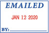 A Picture of product COS-011098 2000 PLUS® 4 in 1 e-Message Dater,  15/16 x 1 3/4, COMPLETED/EMAILED/ENTERED/SCANNED