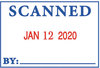A Picture of product COS-011098 2000 PLUS® 4 in 1 e-Message Dater,  15/16 x 1 3/4, COMPLETED/EMAILED/ENTERED/SCANNED