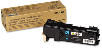 Xerox® 106R01597-106R01591 Toner 106R01594 High-Yield 2,500 Page-Yield, Cyan