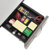 A Picture of product MMM-C71 3M Recycled Plastic Desk Drawer Organizer Tray,  Plastic, Black
