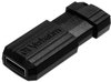 A Picture of product VER-49071 Verbatim® PinStripe USB Flash Drive. 128 GB. Black.
