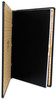 A Picture of product WLJ-039531 Wilson Jones® Looseleaf Corporation Minute Book,  Black Leather-Like Cover, 250 Unruled Pages, 8 1/2 x 14