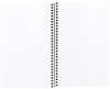 A Picture of product MEA-06900 Mead® Spiral® Notebook,  Perforated, College Rule, 6 x 9 1/2, White, 150 Sheets