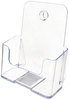 A Picture of product DEF-74901 deflecto® DocuHolder® for Countertop or Wall Mount Use,  6-1/2w x 3-3/4d x 7-3/4h, Clear