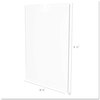 A Picture of product DEF-588601 deflecto® Superior Image® Cubicle Sign Holder,  8 1/2 x 11, Clear