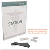 A Picture of product DEF-588601 deflecto® Superior Image® Cubicle Sign Holder,  8 1/2 x 11, Clear