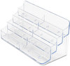 A Picture of product DEF-70801 deflecto® Business Card Holders,  Capacity 400 Cards, Clear
