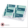 A Picture of product DEF-70801 deflecto® Business Card Holders,  Capacity 400 Cards, Clear