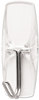 A Picture of product MMM-17065CLRVPES Command™ Clear Hooks and Strips Medium, Plastic, 2 lb Capacity, 6 8 Strips/Pack