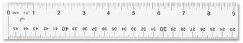 Westcott® Clear Flexible Acrylic Ruler,  18", Clear