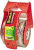 A Picture of product MMM-1456 Scotch® Sure Start Packaging Tape with Dispenser, 1.5" Core, 1.88" x 22.2 yds, Clear, 6/Pack