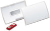 A Picture of product DBL-821519 Durable® Click-Fold® Convex Name Badge Holders,  Double Magnets, 3 3/4 x 2 1/4, Clear, 10/Pk