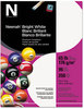 A Picture of product WAU-91904 Neenah Paper Bright White Card Stock,  65 lbs., 8-1/2 x 11, Bright White, 250 Sheets/Pack