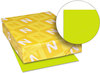 A Picture of product WAU-22781 Neenah Paper Astrobrights® Colored Card Stock,  65 lb., 8-1/2 x 11, Terra Green, 250 Sheets