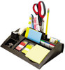 A Picture of product MMM-C50 3M Weighted Base Desktop Organizer,  Plastic, 12 x 8 x 2, Black
