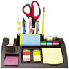 A Picture of product MMM-C50 3M Weighted Base Desktop Organizer,  Plastic, 12 x 8 x 2, Black