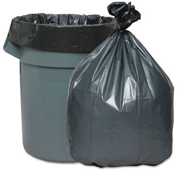 Platinum Plus® Can Liners,  Super Hexene Resin 55-60gal, 1.55 Mil, 39 x 56, 25/Carton