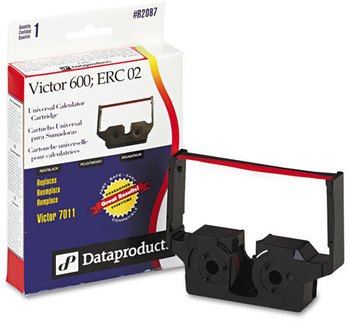 Dataproducts® R2087 Calculator Ribbon,  Black/Red